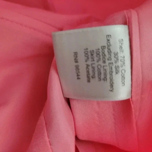 Anthropologie Beth Bowley Women's Mini Dress 4 Multicolor Silk Blend Embroidered - Picture 6 of 12